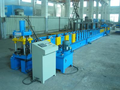 China PLC Control System Door Frame Roll Forming Machine 6.5*1.2*1.5m  300mm for sale