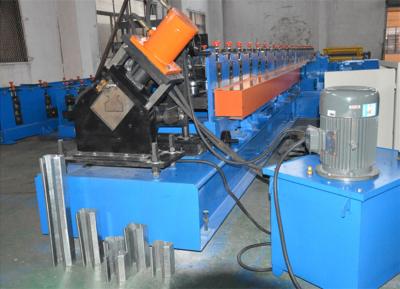 China 2mm thickness Heavy duty Storeage Rack Roll Forming Machine with 5 ton hydraulic decoiler for sale