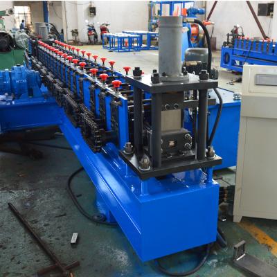 China 1.0 - 1.5mm Steel Frame CZ Purlin Roll Forming Machine Manually 380V 50Hz 3 Phase for sale