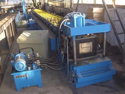 China Advanced Metal Roof Structure Z Purlin Rolling Forming Machine Chain Drive for sale