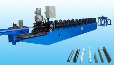 China Aluminum Ceiling Tee Bar Roll Forming Equipment For Steel Ceiling T Grid Carrier for sale