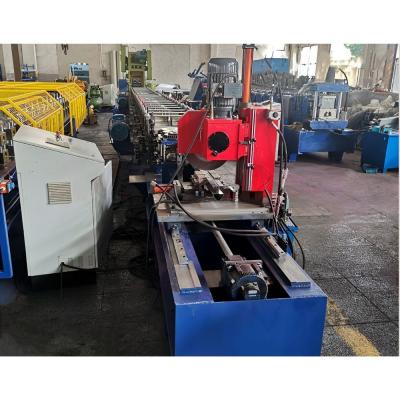 China 1.2mm Peach Shape Fence Post Making Machine / Steel Peach Post Forming Machine for sale