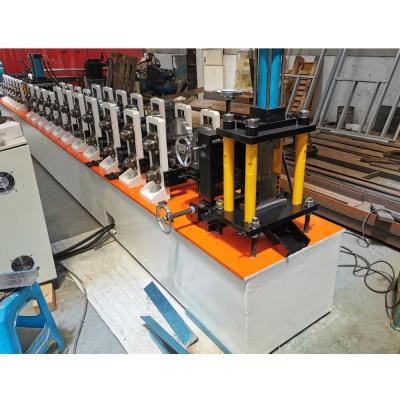 China 0.4mm Galvanized Steel Roll Forming Machine J U L Channel Trim Tile Edge 5.5KW for sale