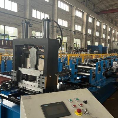 China 2.0 - 3.0mm Cee Purlin Roll Forming Machine Cold Rolled Steel 50 - 80mm PLC Control for sale