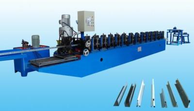 China 0.3-0.5mm Material thickness T Grid Roll Forming Machine Metal Stud Making Equipment 8-15m / Min for sale