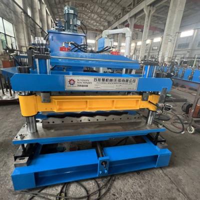 China 1220mm Width Galvanized Roof Metal Tile Making Machine Roof Tile Roll Forming Machine for sale