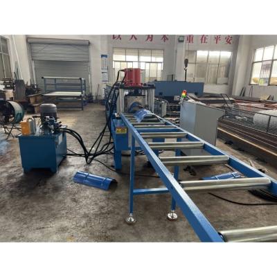 China Automatic Galvanized Pre-Coated Steel 0.3-0.8 Mm Ridge Capping Tile Roll Forming Machine for sale