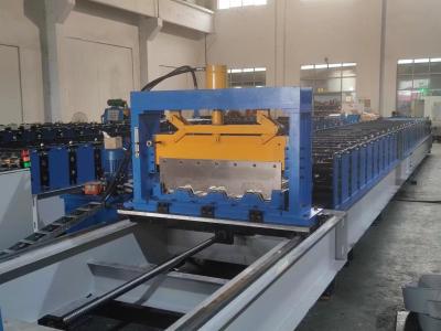 China 0.8-1.2mm 2'' 3'' Composite Deck Floor Roll Forming Machine Galvanized Steel Metal for sale