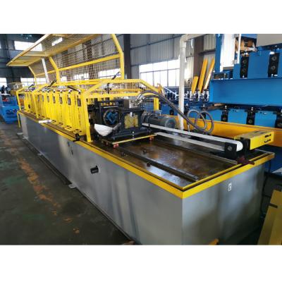 China 0-120 Meters/minute Furring Channel Wall Angle Roll Forming Machine with Embossing Rollers for sale