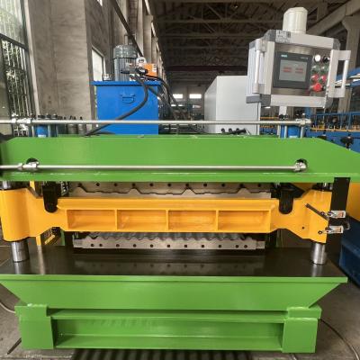 China G550 Steel Ag Panel And Corrugated Double Layer Roll Forming Machine Two Layer Roof Machine for sale