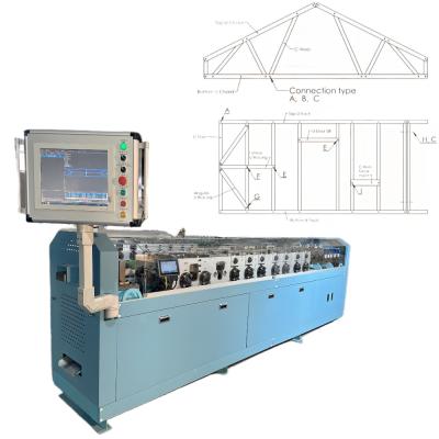 China Prefabricated House 75 89 140 Light Gauge Framing Machine LGS LGSF Making Machine with Vertax BD Software for sale