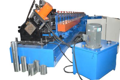 China Chain Drive Galvanized Steel Plate Rolling Machine 8 Tons For Storage Rack for sale