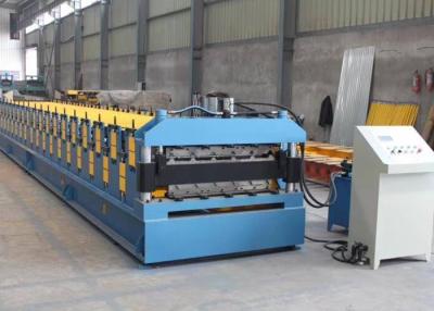 China 5mm thickness 8-12 m/min double layer roll forming machine 12 Mpa for sale