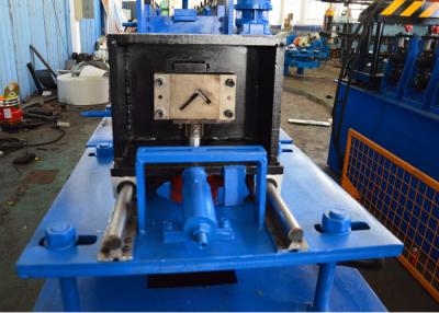 China 11 Stations Roller Rack Roll Forming Machine , Steel Angle Rolling Machine With Control Box for sale