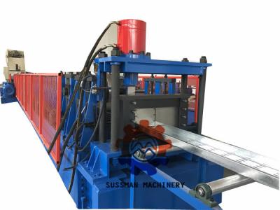 China el acero de la galvanización de 1-2m m, bandeja de cable perforada lamina la formación de la máquina en venta