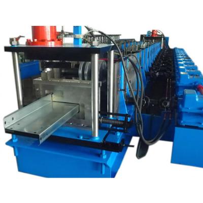 China PLC Control 20 Stations CZ Purlin Roll Forming Machine With 12-15m / Min Speed for sale