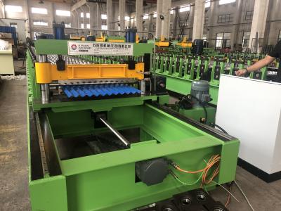 China Fast Roof Panel Roll Forming Machine , Mini Corrugated Panel Roll Forming Machine for sale