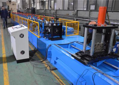 China Rolo automático da cremalheira do armazenamento de controle do PLC que forma a máquina com Decoiler hidráulico à venda
