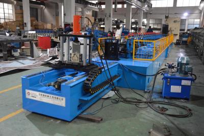 China PLC control Rack Roll Forming Machine with High Speed Punching Press Machine for sale