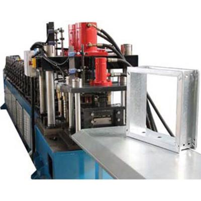 China Square Vane Smoke Damper 1.0mm Roll Forming Equipment With Chain Drive for sale