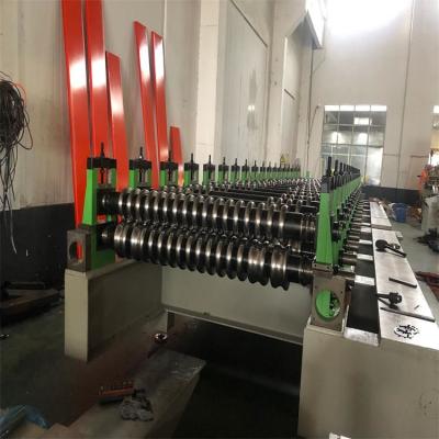 China 18 Stations 4mm Steel Silo Roll Forming Machine With Punching Dies for sale