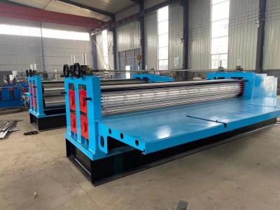 China Ppgi 0.12-0.3mm Barrel Corrugated Roof Panel Roll Forming Machine for sale