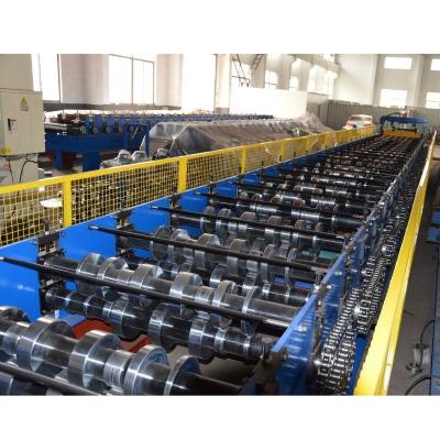China Metal Floor Deck Roll Forming Machine Speed 12m/Min 1.2mm thickness With Touch Screen for sale