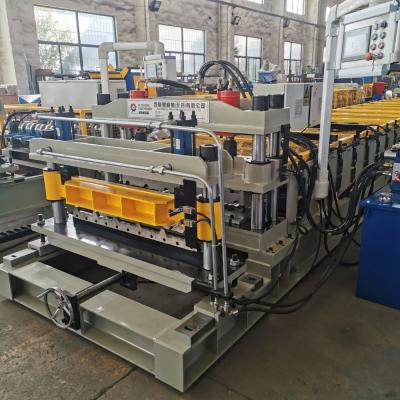 China die 1000mm Blatt-Breiten-Dach-Platten-Rolle, die Maschinen-Farbe bildet, beschichtete Stahl zu verkaufen