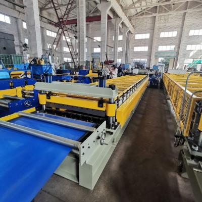 China 0.4mm12m/Min Metal Steel Roofing Sheet Making Machine 16 Roller Station for sale
