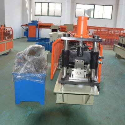 China 16 Stations 2-3M/Min Galvanized Steel Roll Forming Machine For Vineyard Fence Post for sale