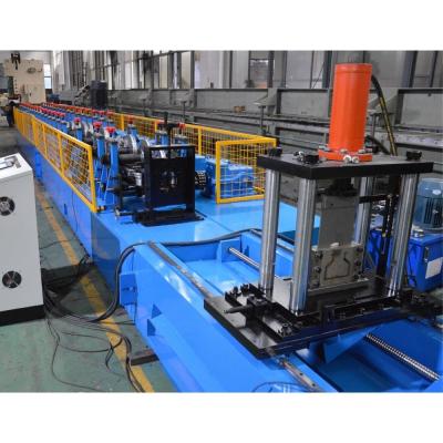 China 12 M/Min 18 Stations Gcr15 Upright Roll Forming Machine Chain Drive for sale
