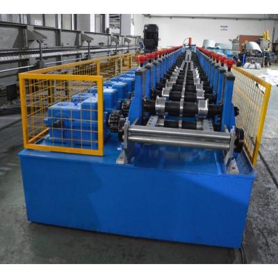 China 11KW Gear Box Hydraulic Cutting Rack Roll Forming Machine Upright Roll for sale