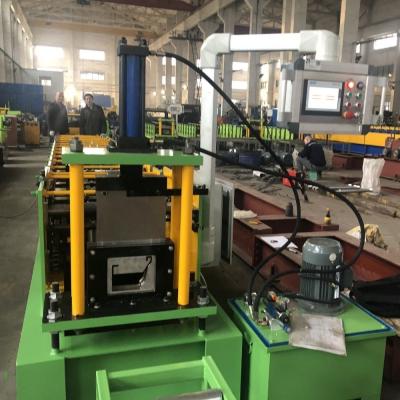 China 7.5KW 12m/Min Metal Sheet Rain Gutter Downspout Forming Machine for sale