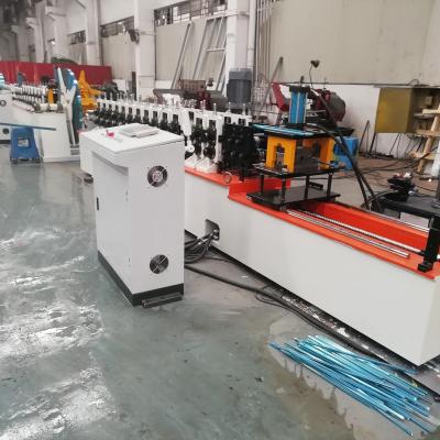 China 13 Rollers 0.6mm Sliding Door C Channel Making Machine for sale