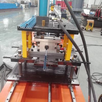 China 0.6mm Stainless Steel Glass Sliding Door U Channel Roll Forming Machine for sale