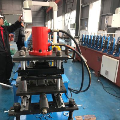 China 60mm Diameter Roller 112mm Width Galvanized Coils Shutter Profile Machine for sale