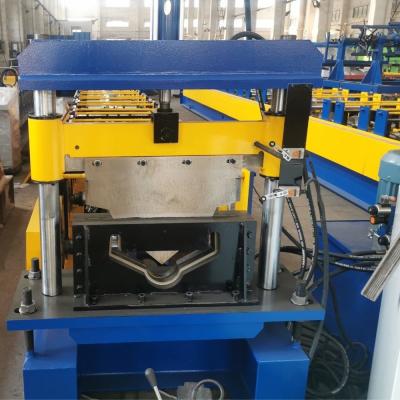 China 0.3mm Thickness Half Round Gutter Downspout Roll Forming Machine for sale