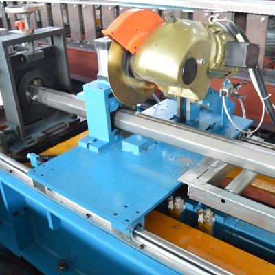 China Octagonal Interlocked Tube Roll Forming Machine 60mm Downpipe Machine for sale