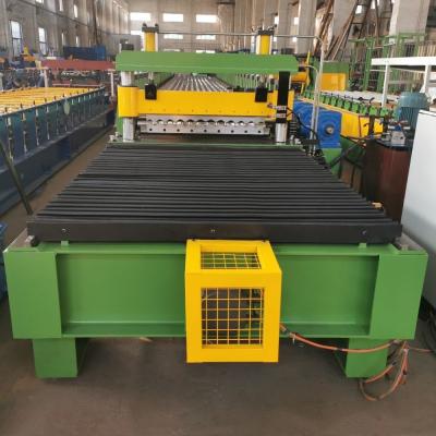 China 0.12mm Thickness Corrugated Roof Panel Roll Forming Machine for sale