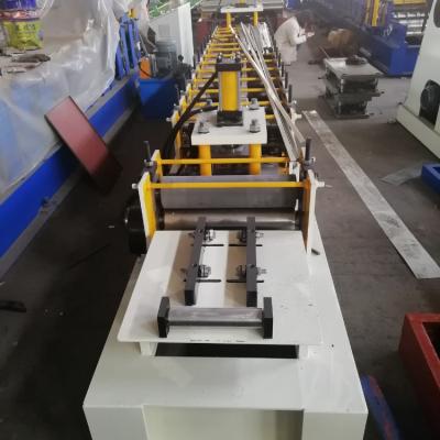 China Galvanized Steel 0.9mm Thickness Corner Drywall Angle Sheet Roll Forming Machine With PLC Control for sale