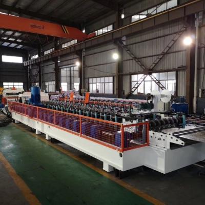 China 10m/Min Gear Box Drive Steel Silo Roll Forming Machine Grain Storage Side Wall Machine for sale