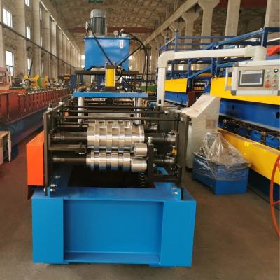 China 7.5KW Metal Facade Slide Wall Panel Cladding Roll Forming Machine for sale