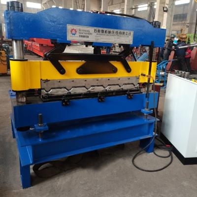 China 0.8mm Arch Hydraulic Curving Metal Roof Making Machine for sale