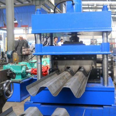 China 3 Waves Highway Guardrail Roll Forming Machine 1mm-4mm Galvanized Coil for sale