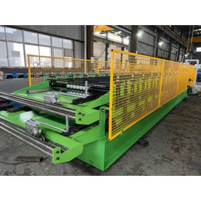 China Thin Material Thickness 0.17-0.45mm 1220mm Coil Width Double Layer Roofing Roll Forming Machine for sale