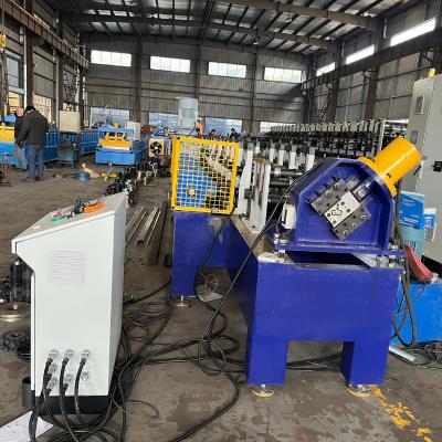 China 50*25mm Size 2.0mm Galvanized Steel C Post Profile Roll Forming Equipment for Electrical Cabinet for sale