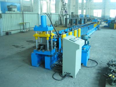 China Blue 220mm Profile Width Roll Forming Machinery For Door Frame for sale