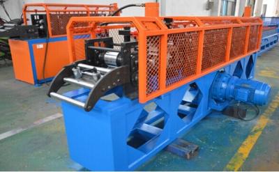 China Cassette Top Hat Purlin Roll forming Machine 11 Forming station 12-15m/min line speed Size Quick change for sale