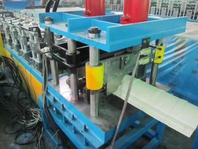 China 0.3-0.8mm Pre-painted Steel Ridge Capping Roof Panel Roll Forming Machine High Speed 5-10m/min for sale
