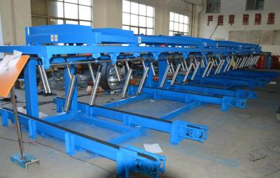China 12 Meters  Auto Stacker For Roll Forming Equipment Conveyer Belt Speed 36m / min for sale